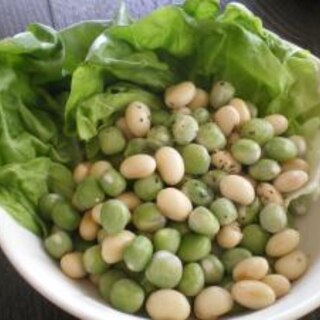 2色の豆サラダ